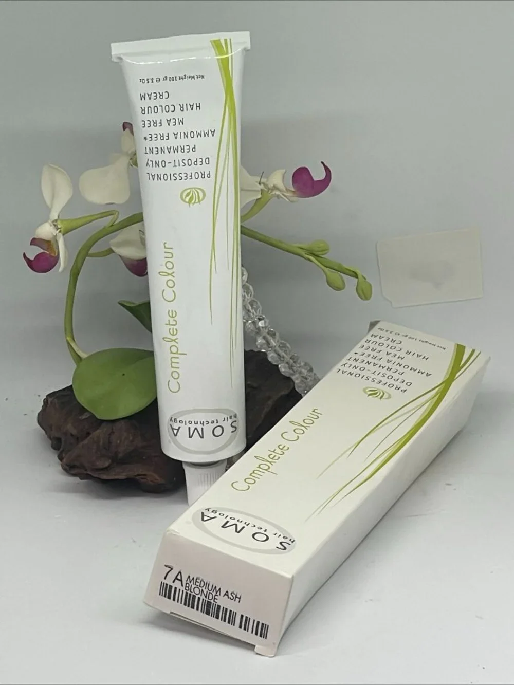 Soma Professional Deposit Only Permanent Hair Color Cream - 7A Medium Ash Blonde
